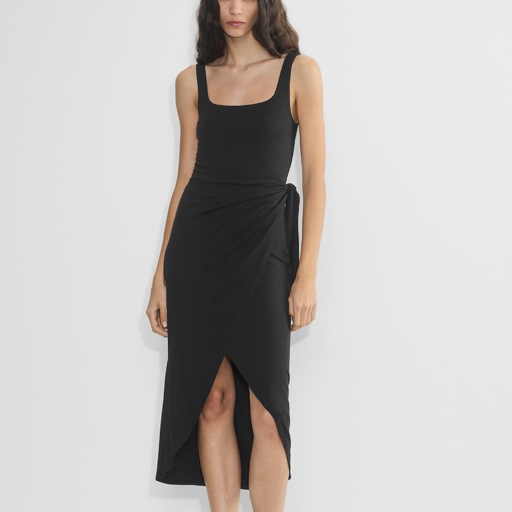 NWOT Aritzia Wilfred Saturn Wrap Midi Dress | Size M